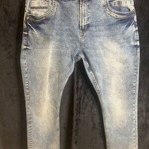 Coutura Skinny Jeans Size 38 Blue Distressed Wash – Small Stain